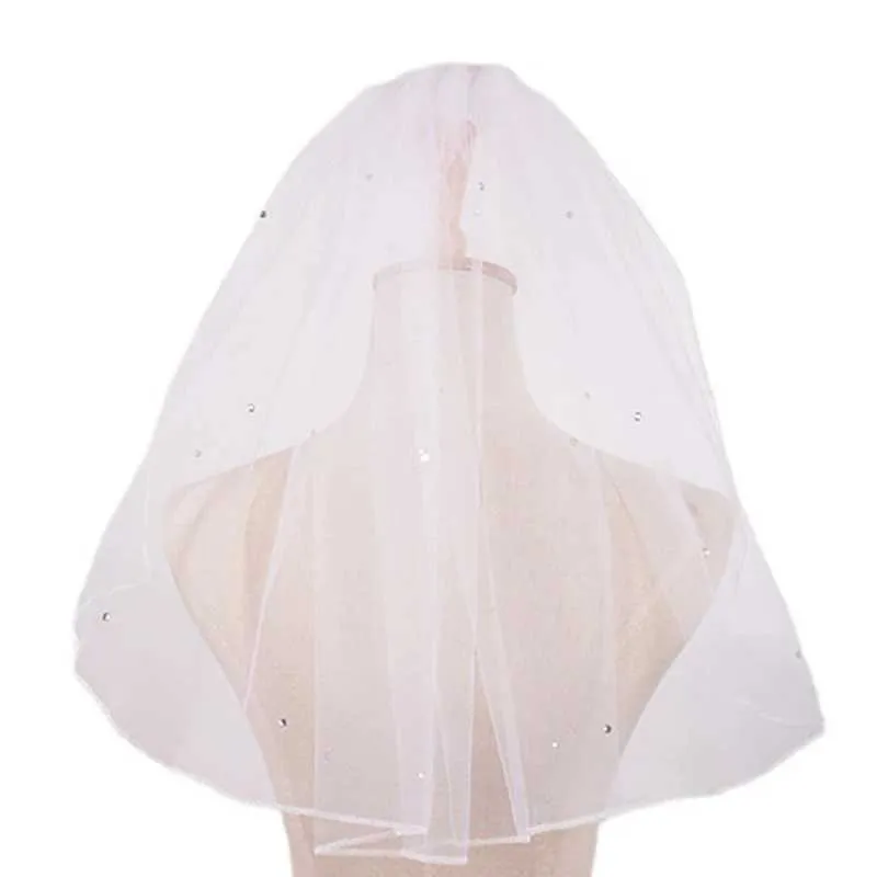 Hair Jewelry Summer New veil Halloween Bride Lace tiara Wedding props Girl Princess hair accessories_voghion.com