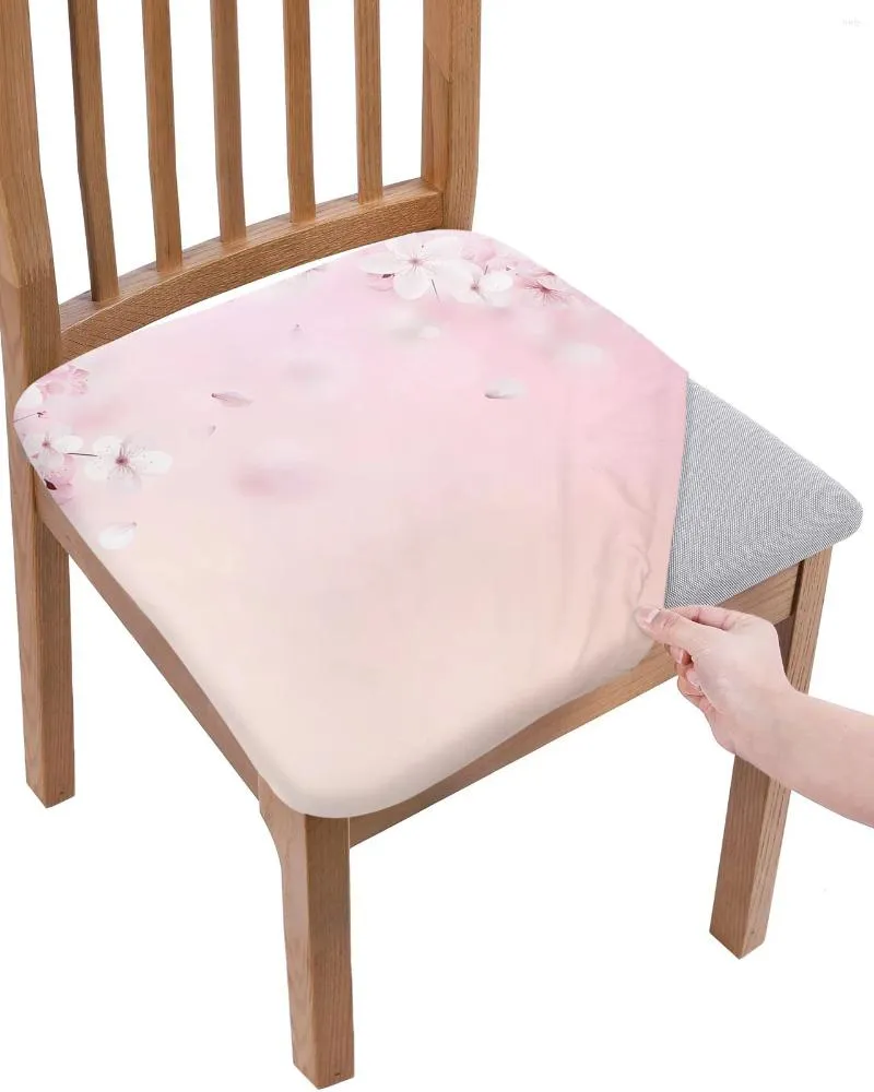Sandalye Bahar Çiçek Şeftali Çiçeği Kapaklar Slipcovers Ev Koruyucusu için Elastik Koltuk Kapağı
