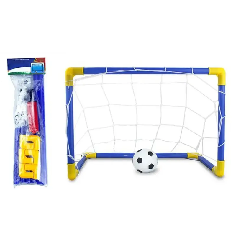 Voetbaldoelspeelgoed Set Kids Soccer Doal Pool Set voor Toddler Boys and Girls 3 Kids Ball Toy 240514