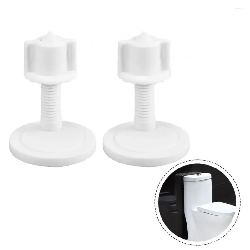 Stainless Steel Toilet Cover Screws – Set Of 2 Replacement Hinges & Nuts For Standard Top-Fixed Lids (55mm Disc)