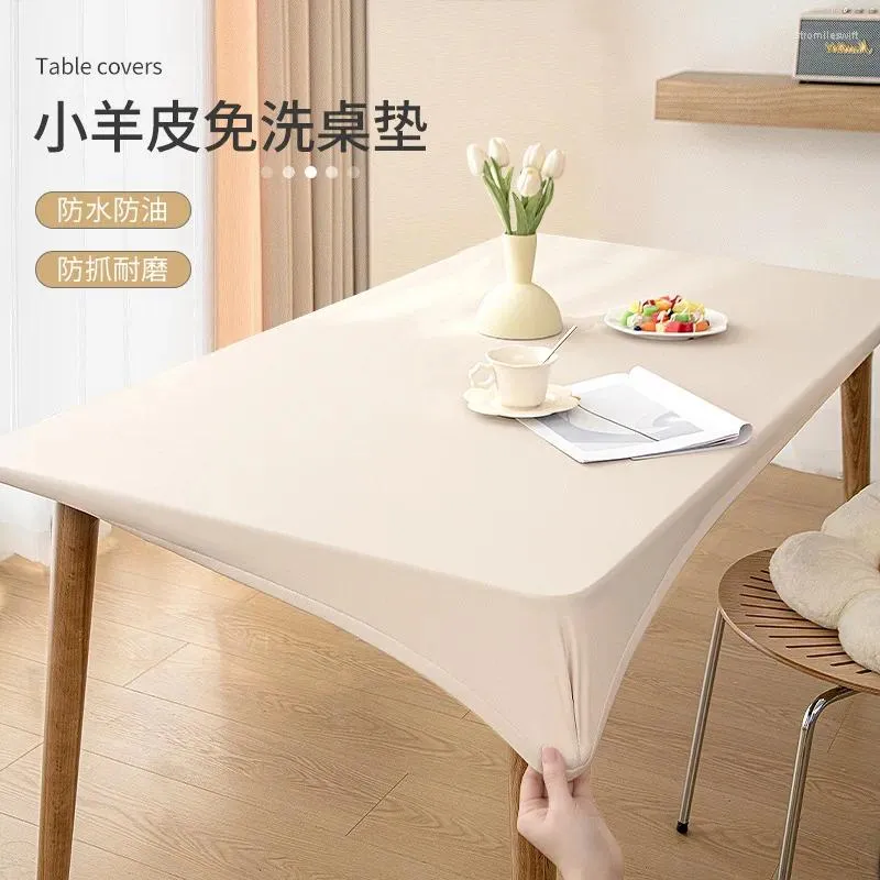 Tischtuch Leder Voll Edge Schreibtisch wasserdichte ölfante Wäsche frei verteilt Tischdecke minimalistische Haushaltskaffeematte