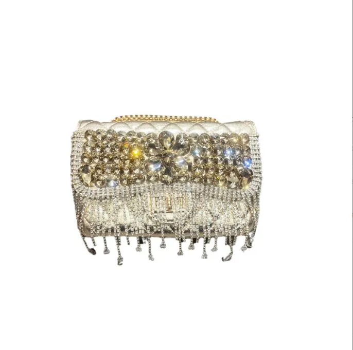 Handle Rhinestones Knot Evening Bags Silver Crystal Top Handle Bag Women Purses and Handbags Luxury Designer Tote For Girls Party Cluth Bags