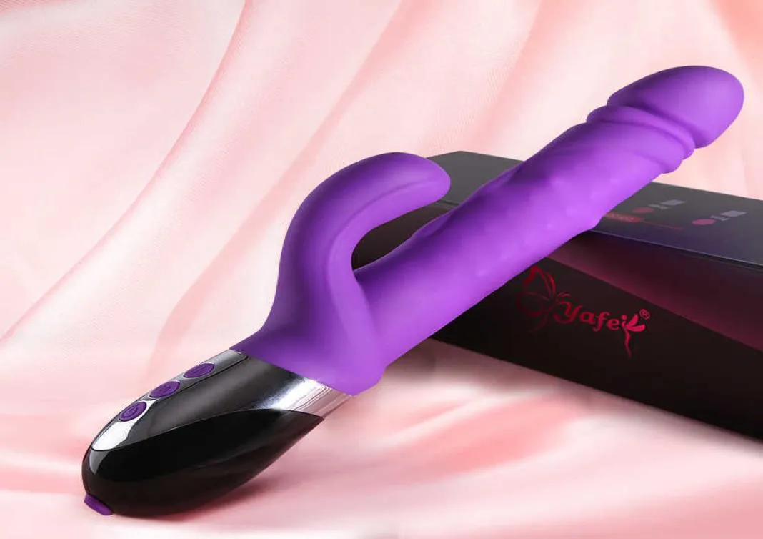 10 vibrations Rotation de rotation Vibrateurs de lapin Femelle Masturatrice G Vibrateur Spot Massageur Thrust Dildo Adult Sex Produit x06029281016