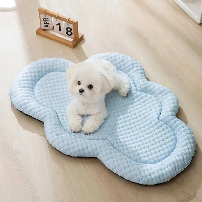 Cat Beds Furniture Dog Cooled Mattress Spring/Summer Universal Soft and Non slip Extra Large Pet Sleep Mat Suitable for Small Medium and Large Dog Pet Accessories