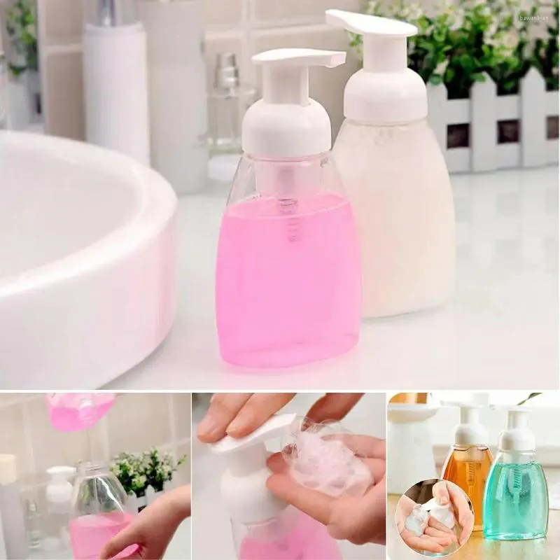 Sıvı Sabun Dispenser 1 PCS Blister Şişe Köpük Beyaz Pompa 250 ML Doldurulabilir Plastik Konser Ev Yapımı