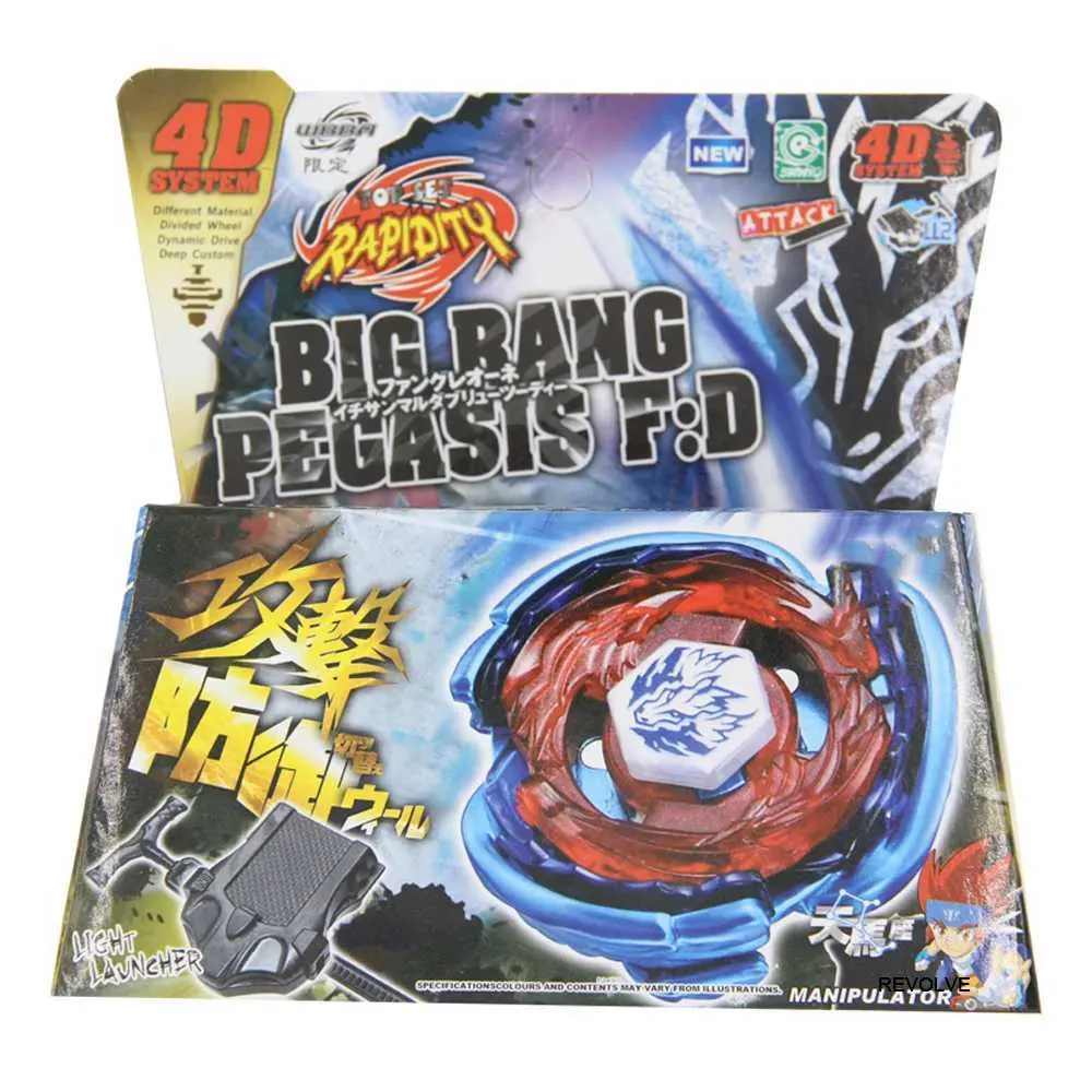 4d Beyblades B-X Toupie Patlaması Beyblade Döndüren Üst Mercury Anubis Anubius Siyah Mavi Efsane Sınırlı Üretim WBBA Başlangıç ​​Seti Başlatıcı