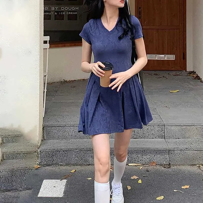 mini dresses blue Helia Mini Dress