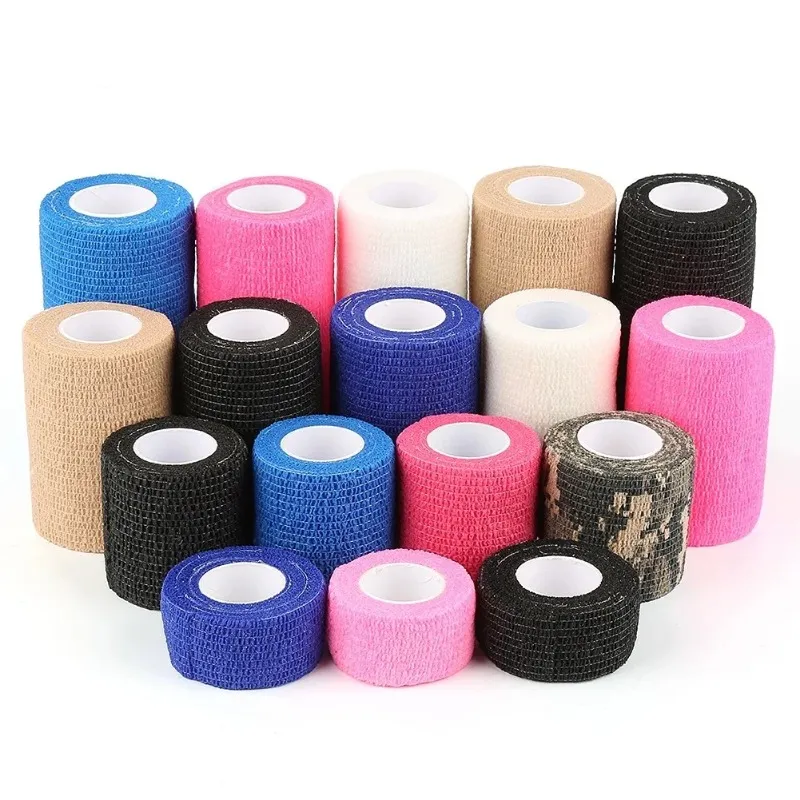 Self-Adhesive Elastic Bandage First Aid Medical Health Care Treatment Gauze Tape First Aid Tool 5cm/4.5M Supplies Emergency