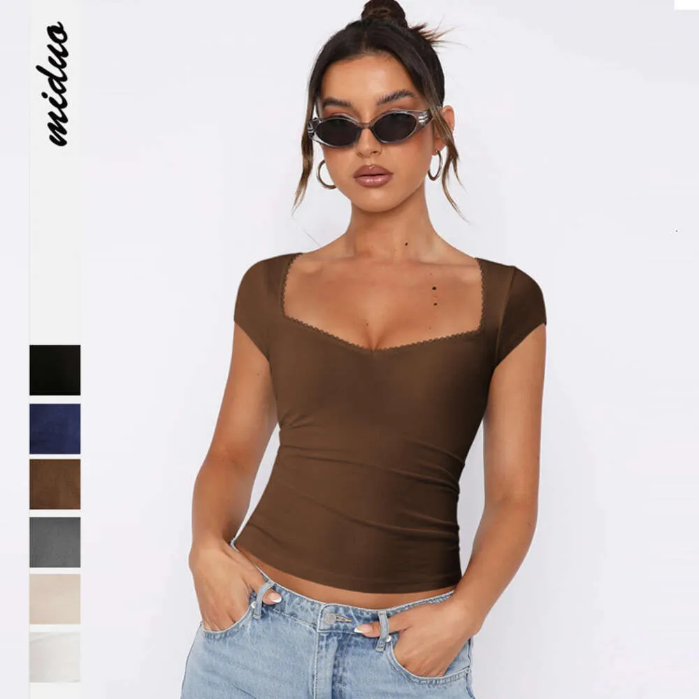 Camisetas Cortas Para Mujer, Sexy, Casuales, De Corte