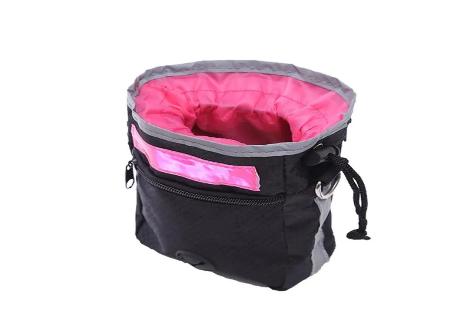 Dog Outdoor Treat Training Pouch Pet Food Organizer Protable Feeding Bag Pet Outdoor Training Pocket with Belt HHA10787874320