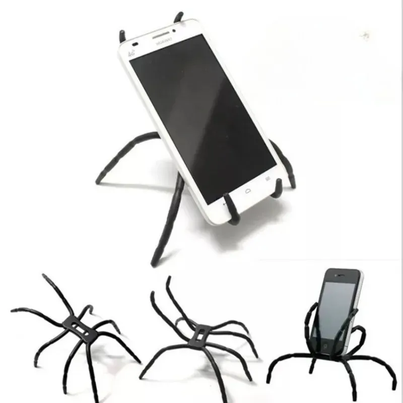 Universal Multi-Function Portable Spider Flexible Grip Holder för iPhone Samsung Google Pixel Holder för mobiltelefon smartphones