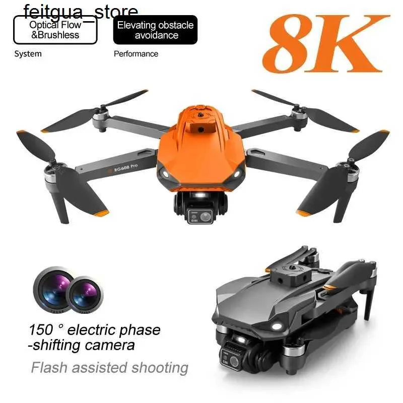 Drones RG608PRO unmanned aerial vehicle night vision remote control aircraft optical flow dual camera S24513