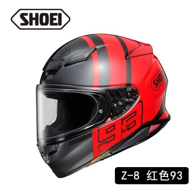 Shoei Smart Helmet Japón Z8 Nuevo Peluce de automóviles de motocicletas Seguridad Ligero Casco completo Estación de EE. UU.