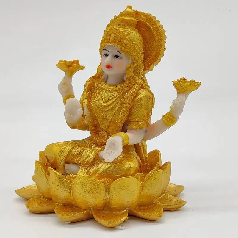 Decorative Figurines Thailand Buddha Resin Southeast Asia Porch Goddess Lucky.