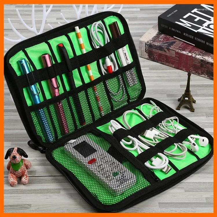 Aufbewahrungstaschen Digitalbeutel tragbarer Kabel Organizer für Earphone Stift Power Bank Travel Kit Hülle Elektronische Zubehör