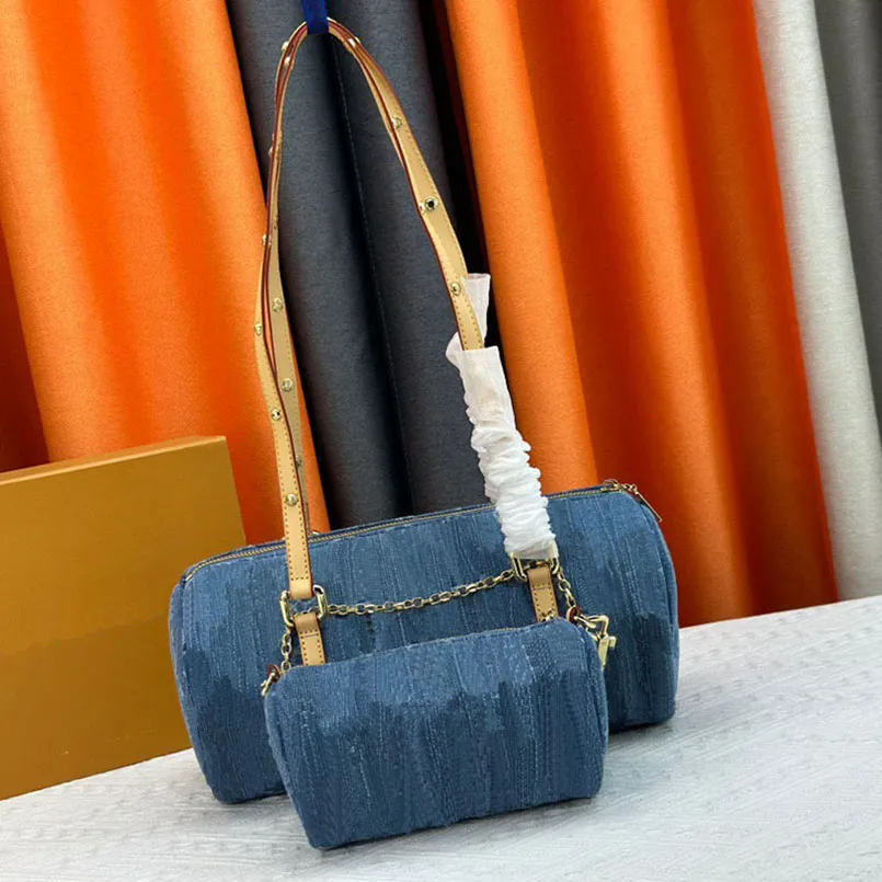297 klasycznych marek torebki na ramię wysokiej jakości najlepsze torby crossbody dżinsowe luksusowe projektanci lady mody narzędzia torby na ramię matka i dziecko w beczce typu m46830