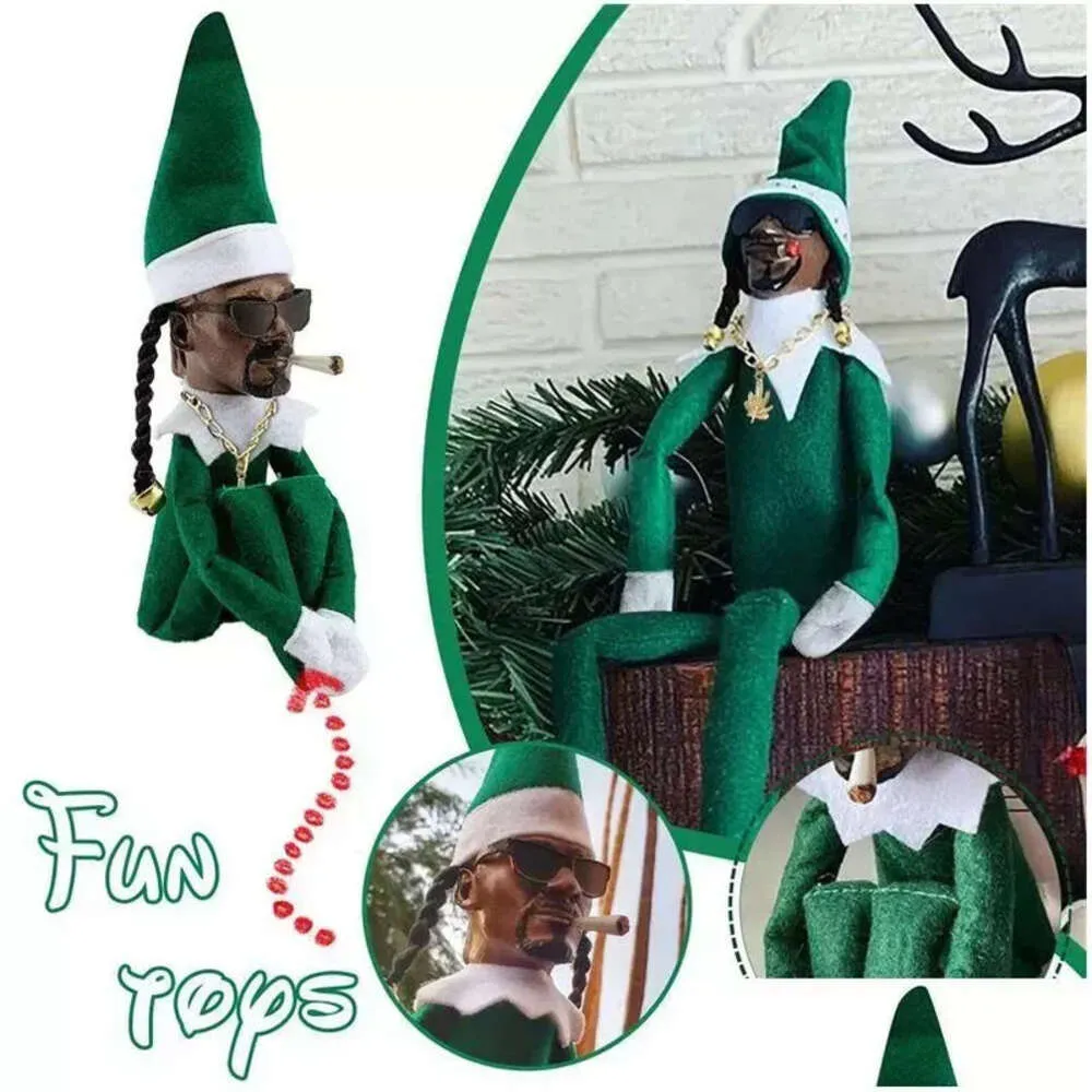 A Christmas On Snoop Elf Stoop Doll Spy Bent Home Decorati Year Gift Toy