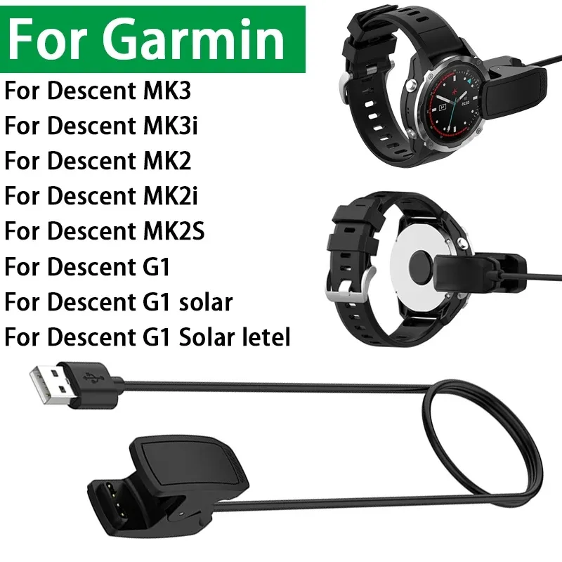 USB Charging Cable for Garmin Garmin Descent MK3 MK3i MK2 MK2i MK2S G1/G1 Solar/Solar Letel Smart Watch Charger Data Transfer 1M