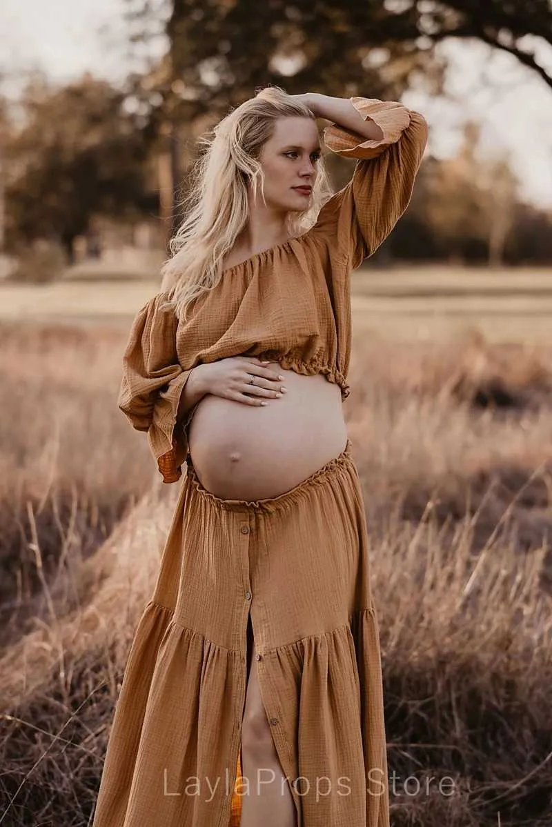 Boho maternity maxi skirt hot sale