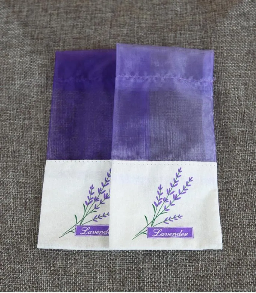 Sachet Embroidered Lavender Empty Bags Cotton Bags Organza Gauze Bags 3x6 Inch1175381