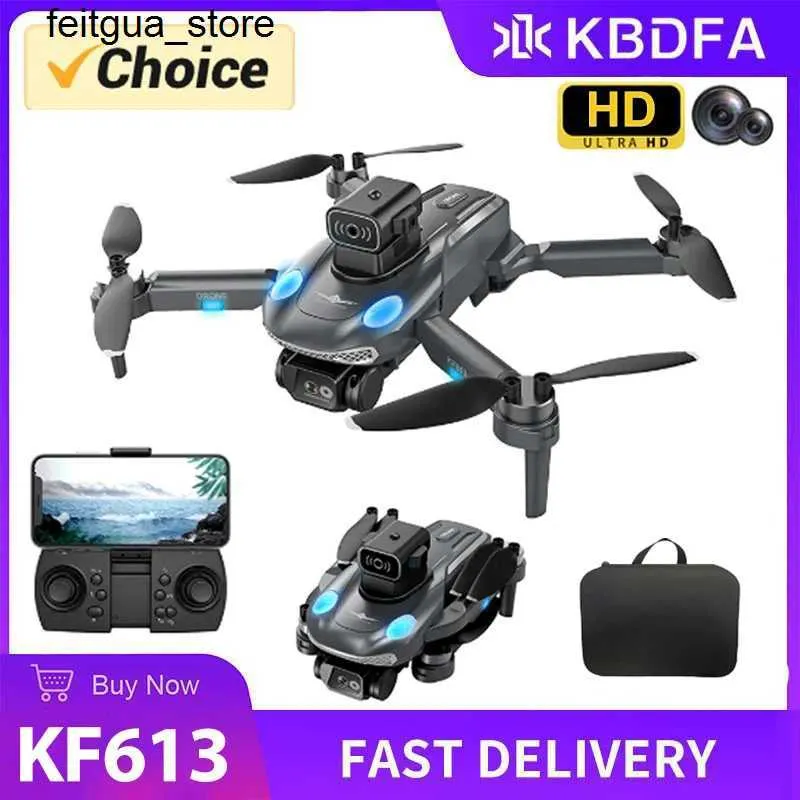 Drones KBDFA KF613 RC Drone Professional HD Camera Aerial Photography Brushless Motor Four Helicopter WIFI GPS Obstacle Avoidance Toy Gifts S24513