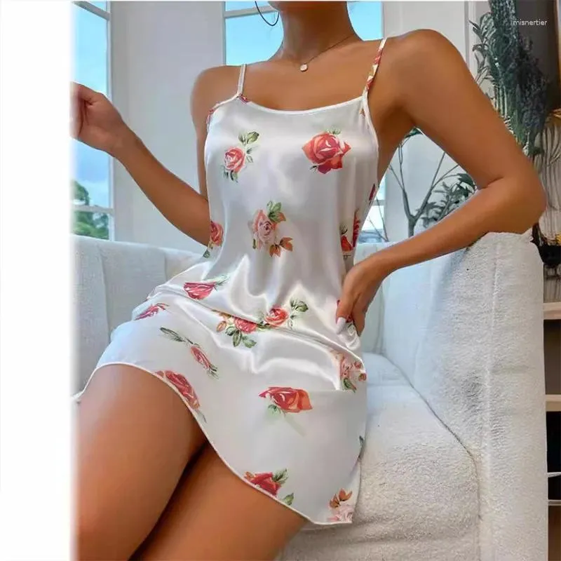 Women's Silk Nightgown Sleeveless Mini Sleepdress with Spaghetti Straps Above Knee Length Floral Print from Dhgate Women's Sleepwear - price 22.29 Women's Silk Nightgown Sleeveless Mini Sleepdress with Spaghetti Straps Above Knee Length Floral Print from Dhgate Women's Sleepwear - price 22.29