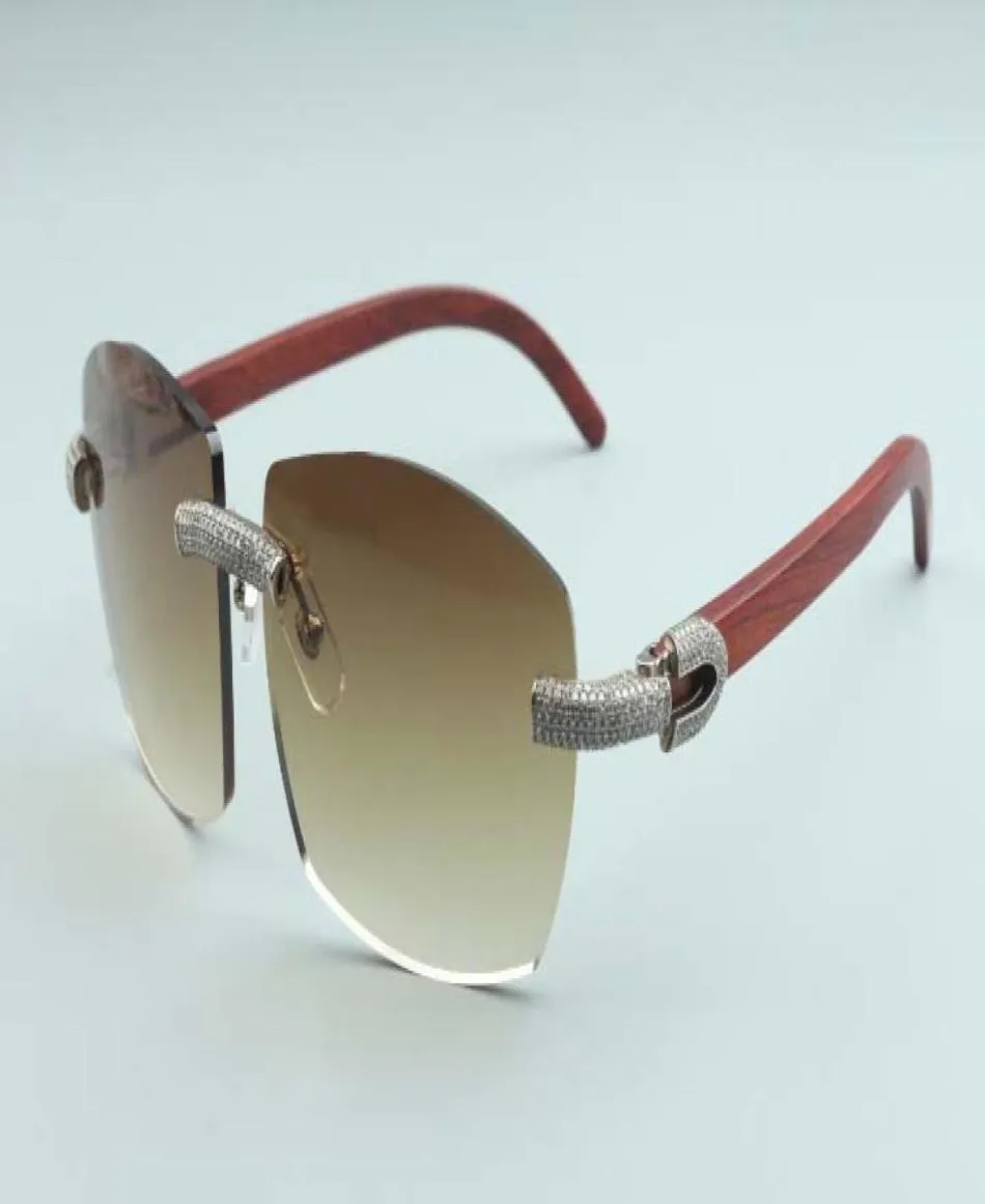 Заводская прямая большая рама простые роскошные солнцезащитные очки Полные бриллианты T4189706B4