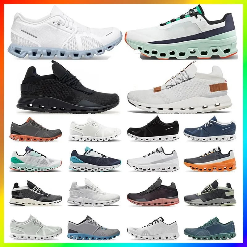 2024 Nouveau X 1 Design Men décontracté Chaussures de course Chaussures de course noir blanc bleu orange gris clouds garçons féminins coureurs coureurs légers Sports Dhgate Runner Chaussures