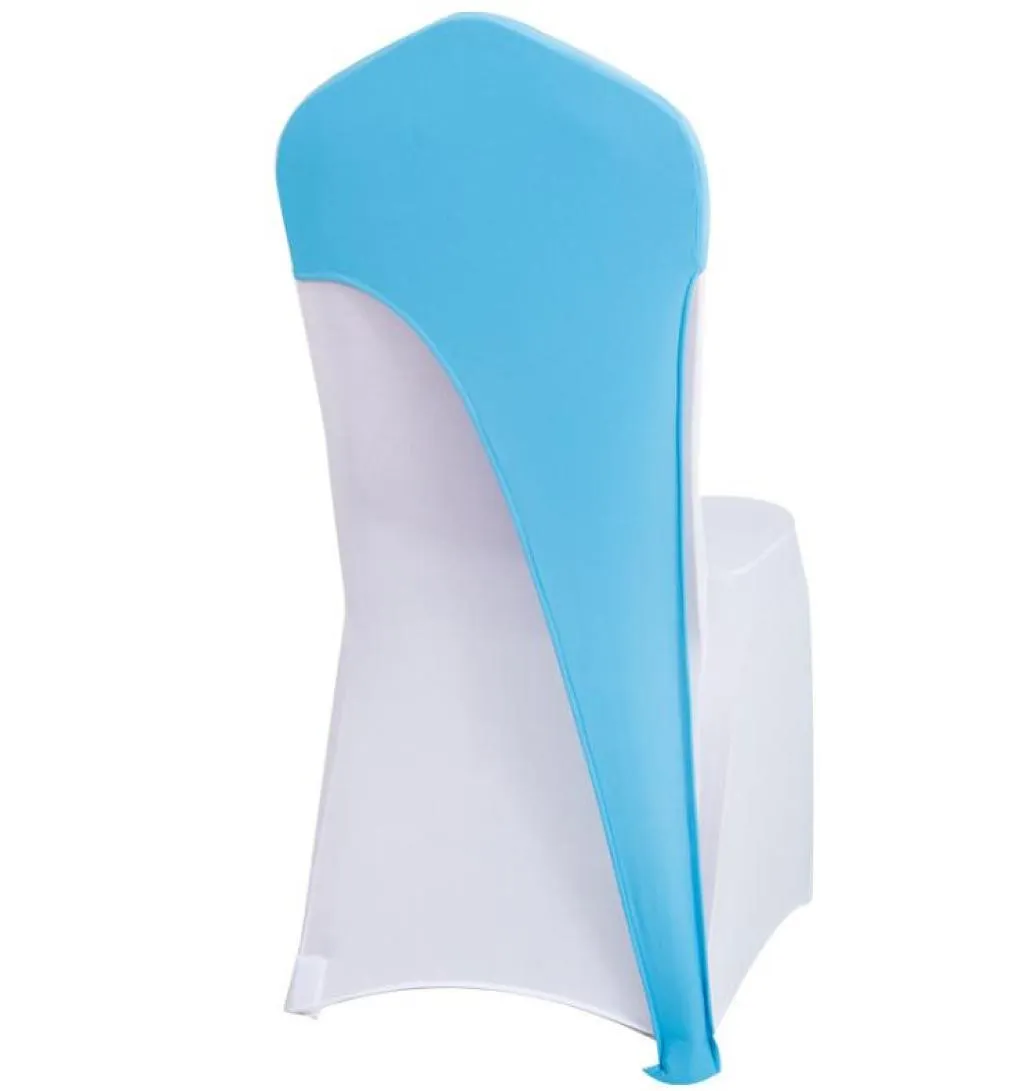 Spandex Chair Hoods Chair Cap Hood Mouringing Chair Cover for Wedding Event Decoration SN9071378650