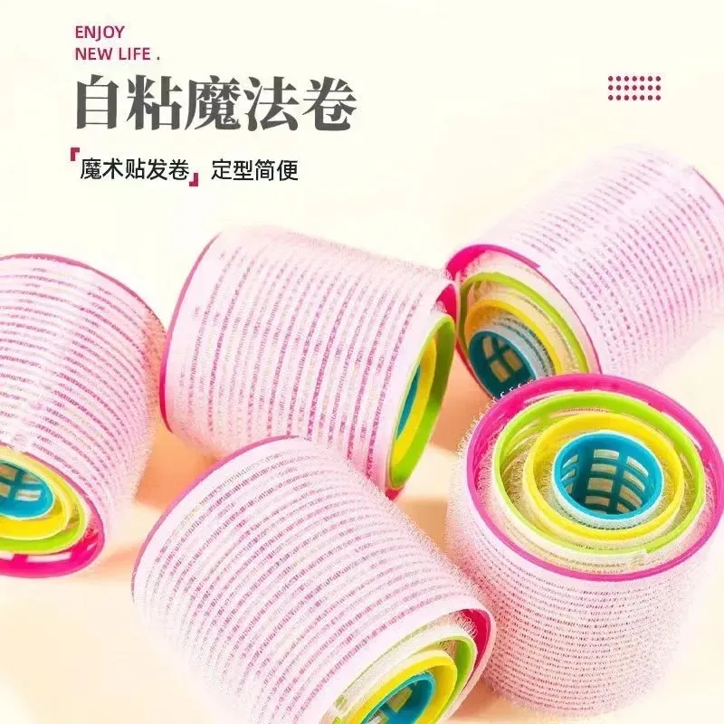 Der Hersteller von Wanmei liefert direkt magische Curlers für Haushaltsbalken, selbstklebende Haarschlangen, flauschige Haarwurzeln,