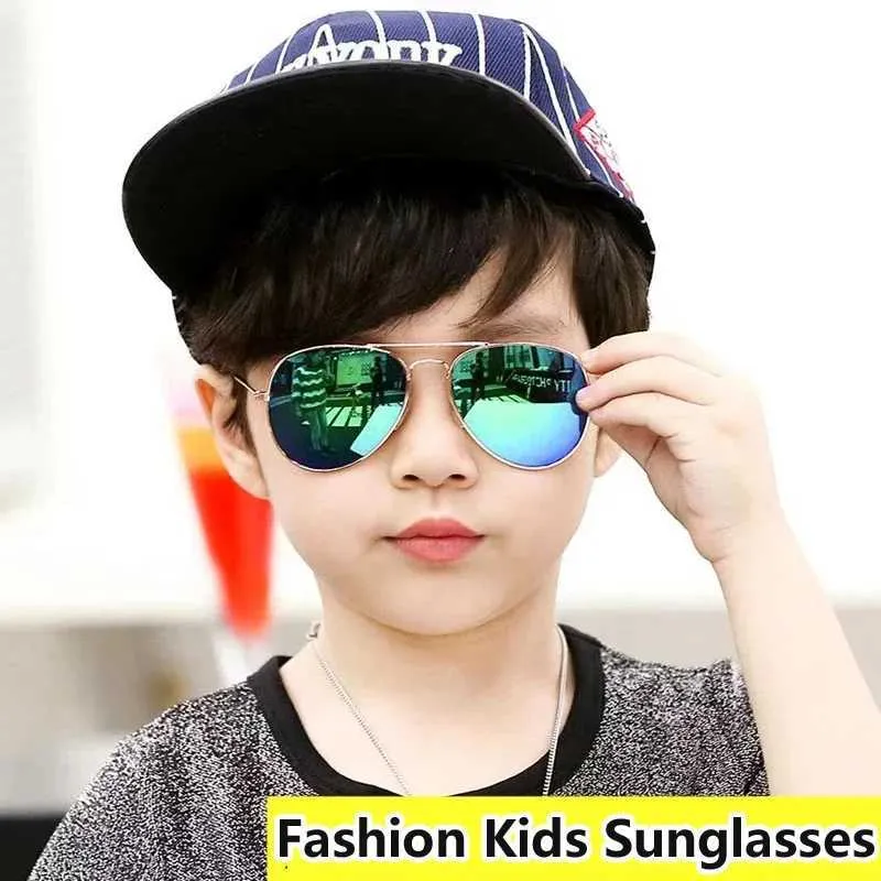 Sonnenbrille Retro Childrens Sonnenbrille UV400 Marke Designer Kinder -Sonnenbrille Luxus Sonnenbrille Jungen und Mädchen Outdoor -Brille Gafas de Sol D240514