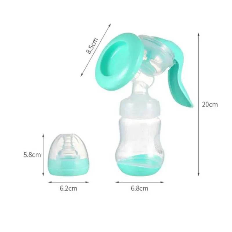 Breastpumps Breast pump baby pacifier manual sucking milk pump feeding breast pump bottle suction collector postpartum products for pregnant women