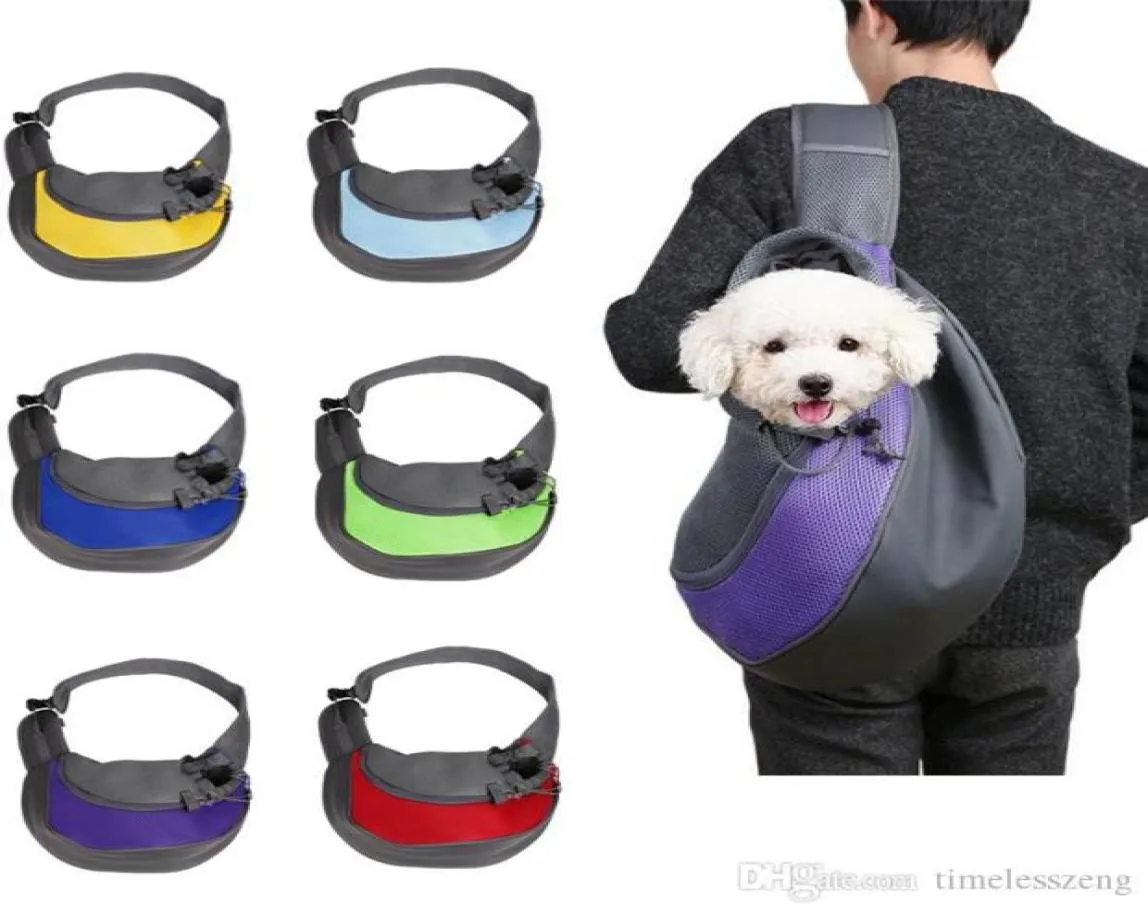 Pet Dog Cat Carrier axelväska Front Comfort Travels Tote Single Shoulder Bag Puppy Portable Pet Ryggsäck Pet Supplies9793074