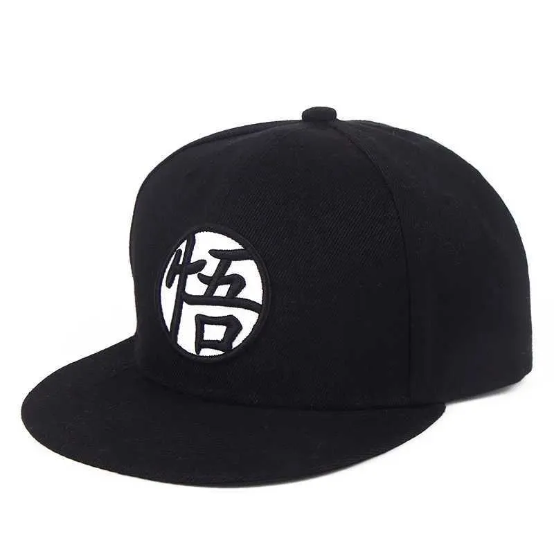 Ball Caps Goku Mens Baseball Hat Womens Ajustement Ajustement Hip Hop Snap Hat Goku Monkey King Kakaroto Rôle joueur du soleil