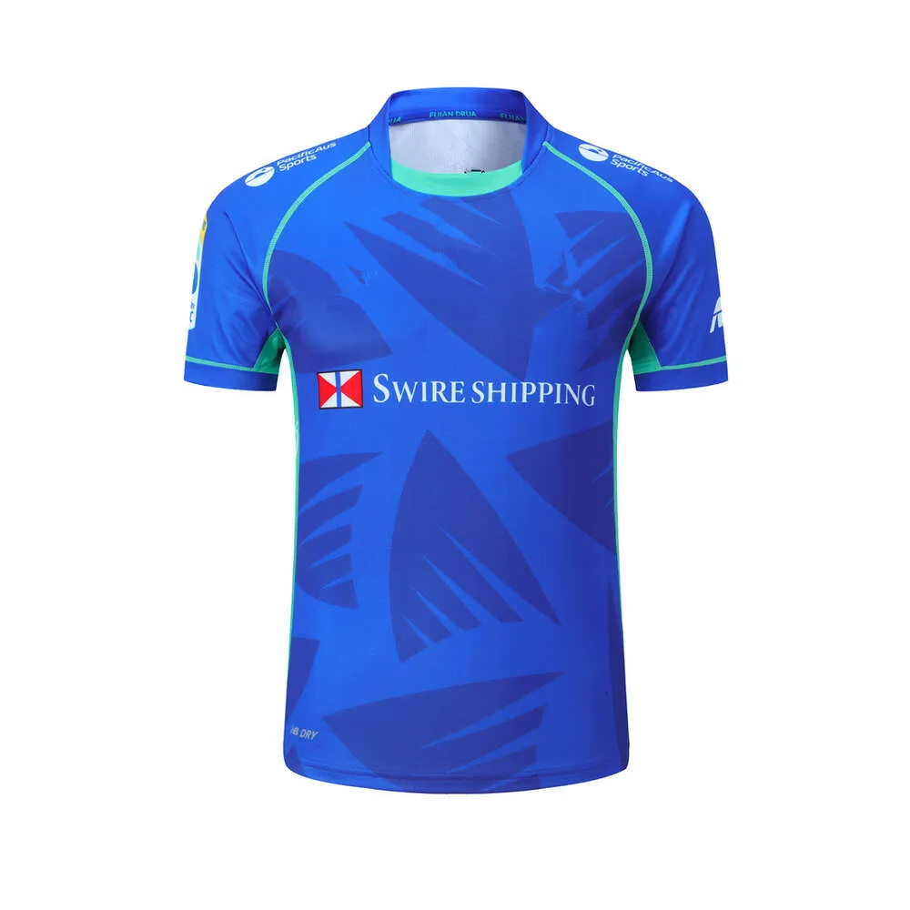 Maglie di rugby 2023 Fijian Battleship Jersey Rugby Home and Away Jersey