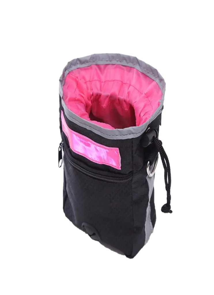Dog Outdoor Treat Training Pouch Pet Food Organizer Protable Feeding Bag Pet Outdoor Training Pocket with Belt HHA10787343157