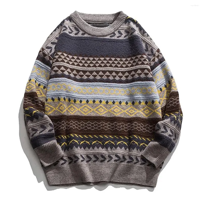 Oversized Harajuku Sweaters Trendy 2024 Knitted Jumpers for Men Women
