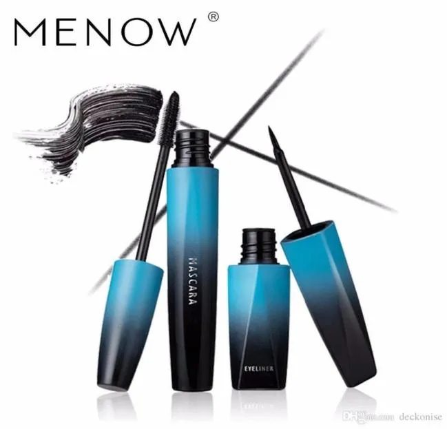 Menow Make -Up Set Curling Dikke Mascara en waterdichte blijvende oog Cosmetische kit Hele drop -schip K9049517877