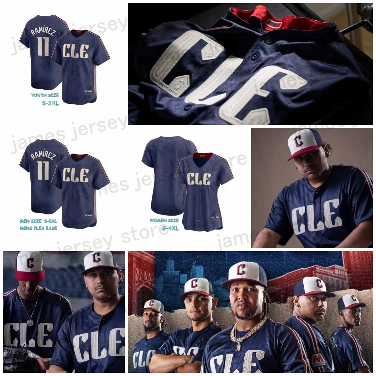 2024 New Style City Connect Baseball Jersey Hunter Gaddis James Karinchak Peyton Batttenfield Noah Syndergaard Lucas Giolito Tim Herrin Zach Plesac Zach Plesac