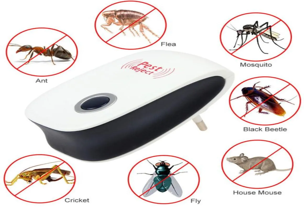 UE plugue dos EUA plugue gato eletrônico Ultrassônico Anti -mosquito Controlador de pragas de insetos REPELHO DE PRAGAS DE PRAGAS DE PRAGAS DE PRACO REPELADOR1974611