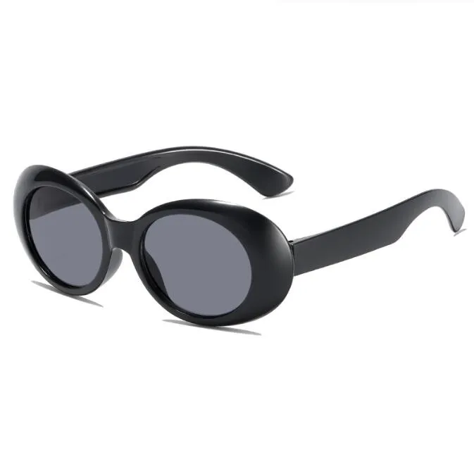Kind Fashion Trendy Street Snap zonnebril Vintage Girls Boys Oval Zonnebril Coole unieke strandzonnen bril