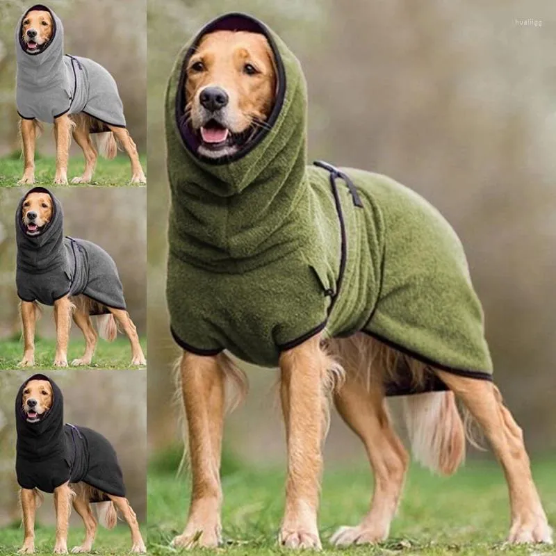 Dog Apparel S-5XL 7Styles Thick Abdomen Wrap Long Neck Hoodies Soft Warm Golden Retriever Chihuahua Yorkie Puppy Jacket Coat Pet Clothes