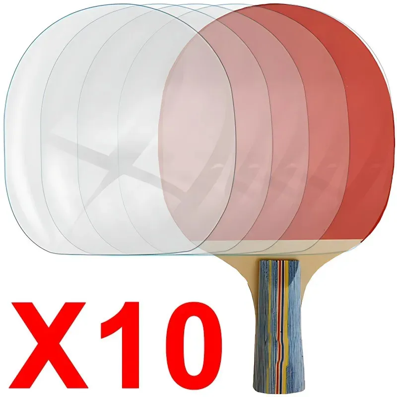 210st Ping Pong Racket Protective Film Sticky Transparent underhåll Täck Tennis Gummiskyddsverktyg 240511