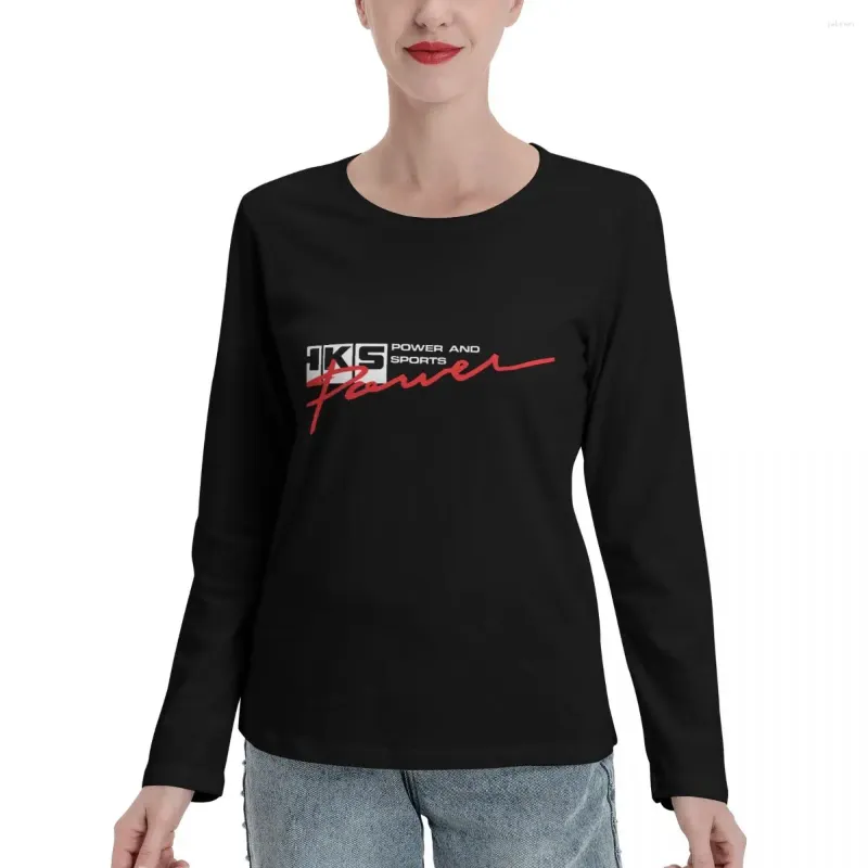 Polos Women HKS Power T-shirts Długie rękawy żeńskie odzież dla zwierząt koszulka dla dziewcząt nadmierne koszule kobiety