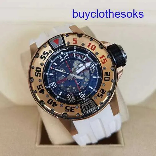 Lastrest RM Wrist Watch RM028 Série de surveillance mécanique automatique RM028 Rose Gold Fashion Leisure Business Sports Machinery Chronograph