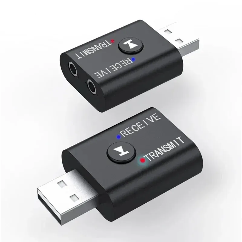 AUX MINI WIRELESS BLUETOOTH RECEIVER ADAPTER 5.0オーディオトランスミッターステレオBluetoothドングルAUX 3.5 mmラップトップTV PC用