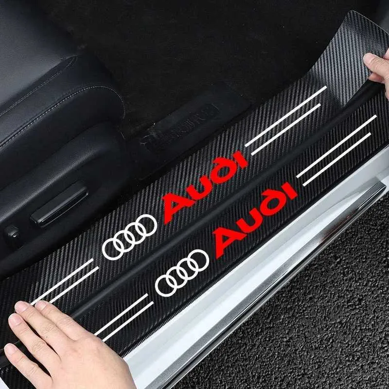 Custodia Chiave Auto Audi In Carbonio + Silicone: Cover Con Portachiavi Per A3, A4, A5, Q3, Q5