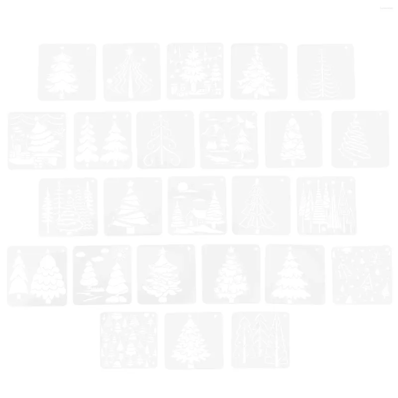 収納ボトル25 PCS家の装飾DIYテンプレート装飾的なクリスマスステンシルポータブルウォールペインティンググラフィティペットサプライズチャイルドスプレー