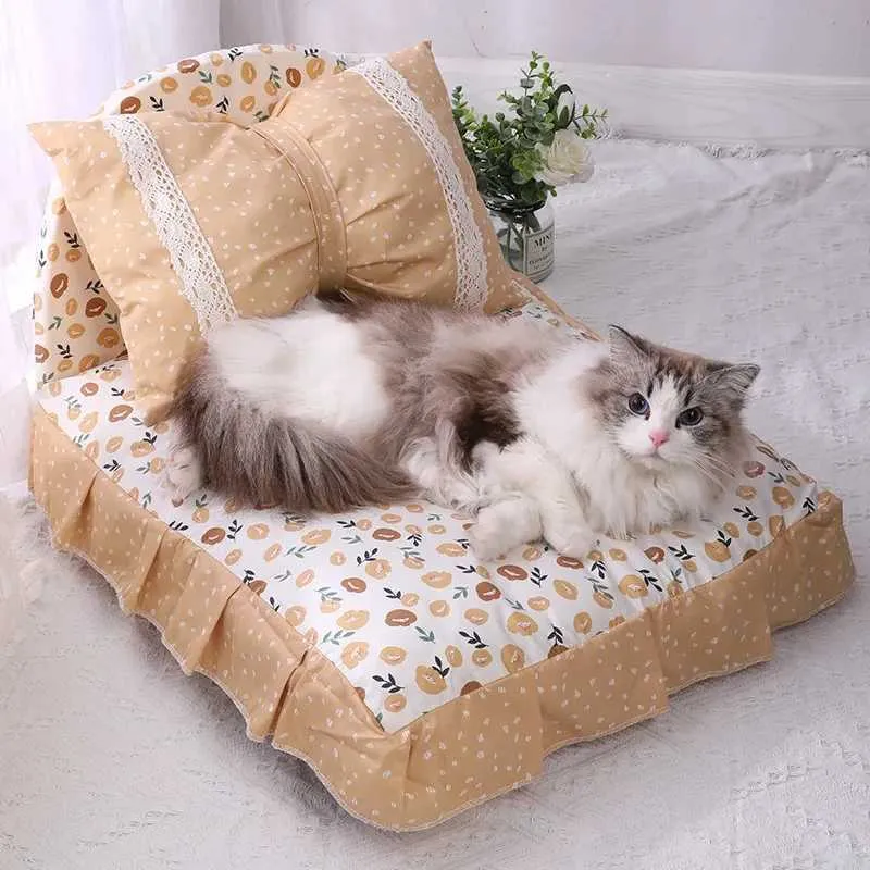 Lits de chats meubles mignon arc lit chat lits de chien princesse nidi