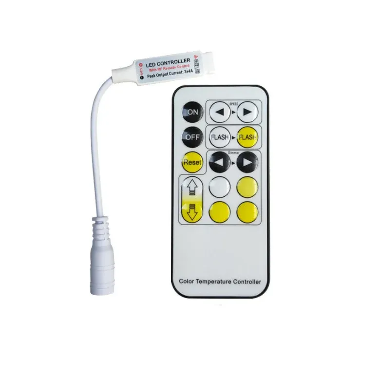 15 Key Mini Dimmer Usb Controller With RF Remote For Single Color Neon Tube And COB 2835 5050 5730 LED Strip Lights DC5 24V From Yishian03 1.32 DHgate.Com